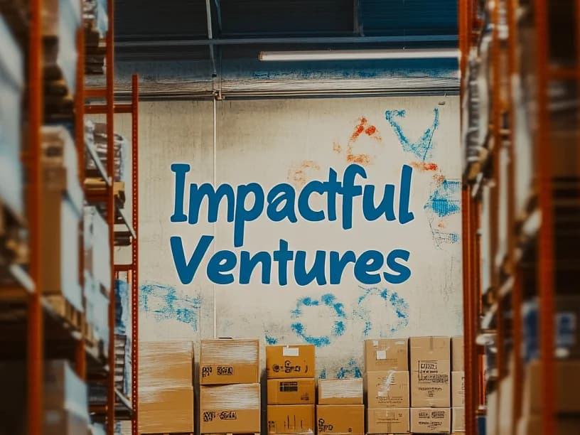 Racked warehouse aisle with cartons on pallets