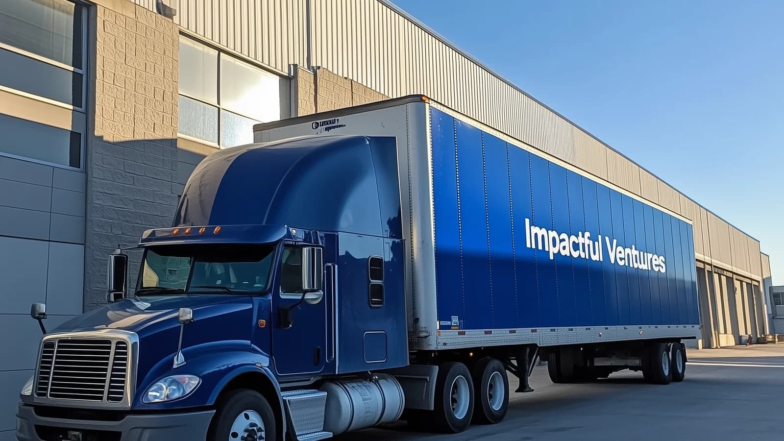 An Impactful Ventures trailer loading at the dock