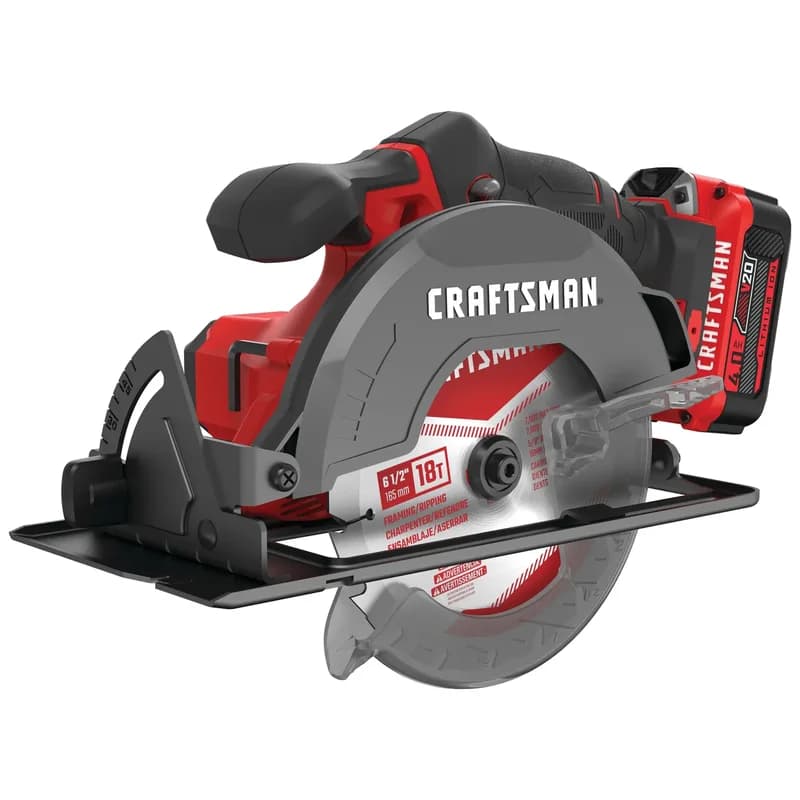 V20* Cordless 6-1/2-in Circular Saw Kit With 4.0 Ah Battery And Charger