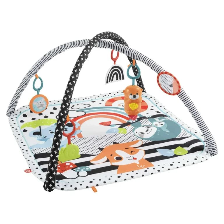 Fisher-Price 3-in-1 Music Glow and Grow Gym Infant Playmat