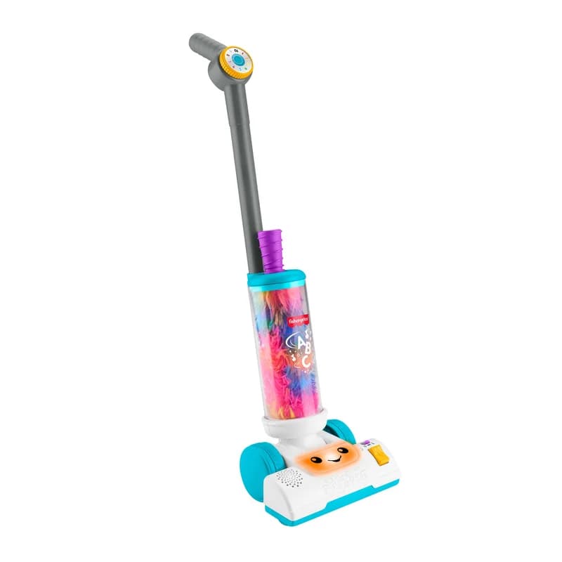 Fisher-Price Laugh & Learn 2-In-1 Vacuum Toddler Electronic Learning Toy With Lights & Music
