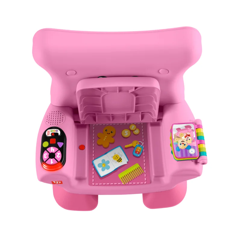 Fisher-Price Laugh & Learn Smart Stages Chair Electronic Learning Toy For Toddlers, Pink