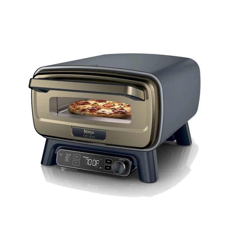 Ninja Artisan™ 5-in-1 Portable Pizza Oven in Blue and Gold