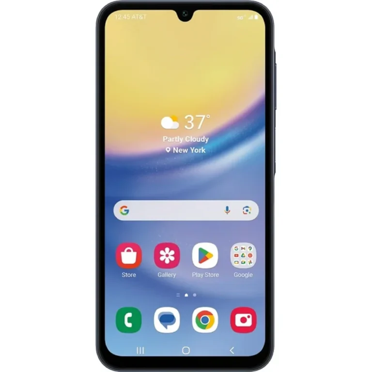 AT&T Samsung Galaxy A15 5G, 128GB, Black — Prepaid Smartphone