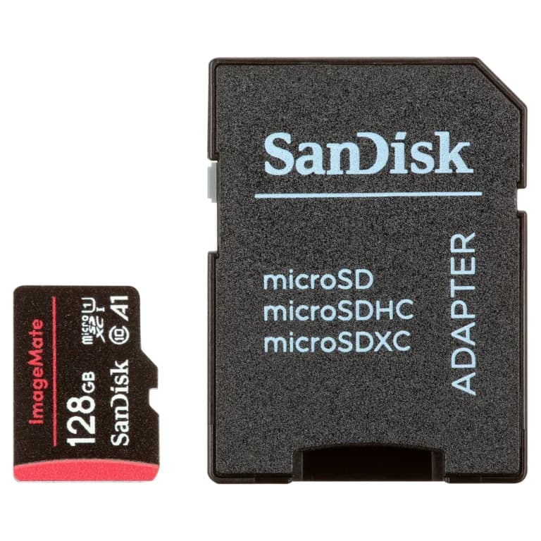 SanDisk 128GB ImageMate microSDXC UHS-I, up to 140MB/s (SDSQUA4-128G)